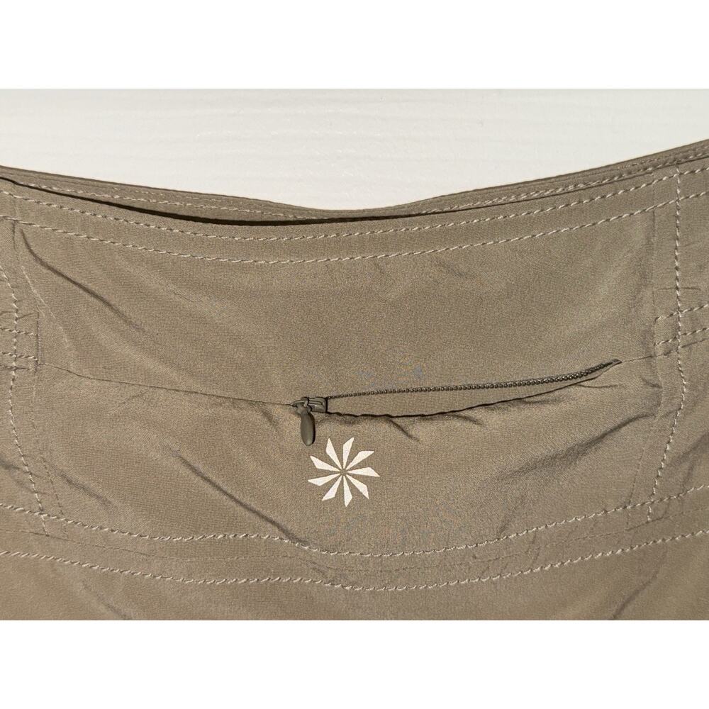 Athleta Womens Everyday Skort Sz 8 Classic Taupe Stretch #983365 Active Side Zip - Picture 5 of 11
